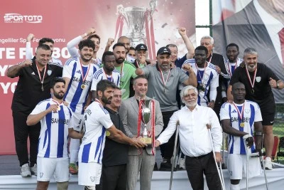 Ampute futbolda T&uuml;rkiye Kupası şampiyonu Şahinbey Belediyespor oldu