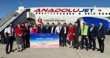 AnadoluJet Kırgızistan'ın başkenti Bişkek'i u&ccedil;uş ağına ekledi