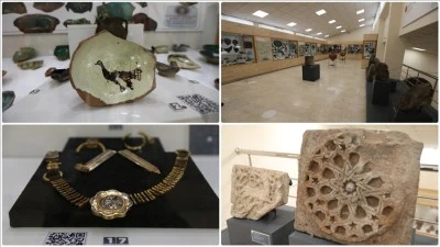 Ani &Ouml;ren Yeri'ndeki kazılarda bulunan eserler sergilendi