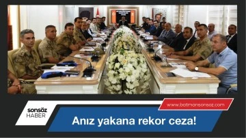 Anız yakana rekor ceza!