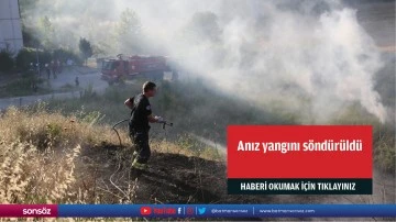 Anız yangını s&ouml;nd&uuml;r&uuml;ld&uuml;