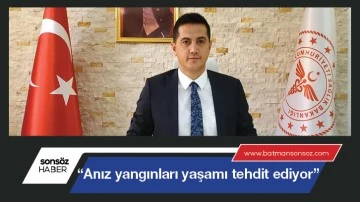 &ldquo;Anız yangınları yaşamı tehdit ediyor&rdquo;