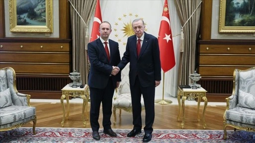 Ankara Cumhurbaşkanlığı K&uuml;lliyesi'nde TBMM Başkanı da kabulde