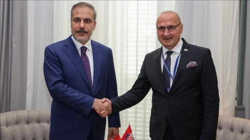 Ankara Dışişleri Bakanı Hakan Fidan, Hırvatistan Dışişleri Bakanı Gordan Grlic Radman ile G&ouml;r&uuml;şt&uuml;