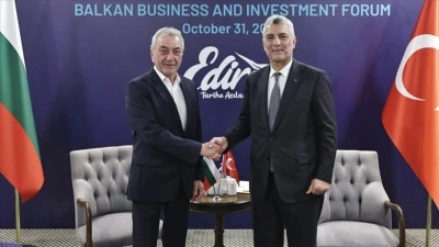 Ankara Ticaret Bakanı &Ouml;mer Bolat Balkanlar'da İşbirliği İ&ccedil;in Bulgaristanlı Mevkidaşıyla G&ouml;r&uuml;şt&uuml;