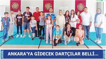 Ankara&rsquo;ya gidecek dart&ccedil;ılar belli&hellip;