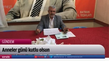 Anneler g&uuml;n&uuml; kutlu olsun