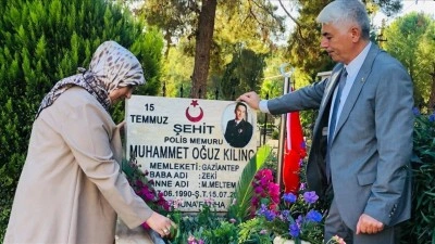 Antalya'da FET&Ouml; Şehidinin Babası: "Bug&uuml;n Bizim İ&ccedil;in Ağlamadığımız Bir G&uuml;n"
