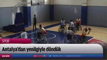 Antalya&rsquo;dan yenilgiyle d&ouml;nd&uuml;k