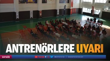 Antren&ouml;rlere mesai uyarısı
