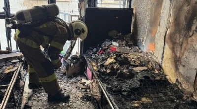 Apartman dairesinde &ccedil;ıkan yangın s&ouml;nd&uuml;r&uuml;ld&uuml;
