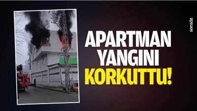 Apartman yangını korkuttu!