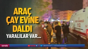 Ara&ccedil; &ccedil;ay evine daldı! Yaralılar var...