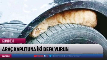 Ara&ccedil; kaputuna iki defa vurun
