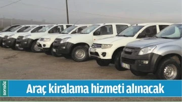 ARA&Ccedil; KİRALAMA HİZMETİ ALINACAK 