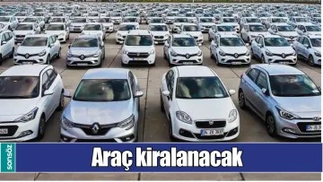 ARA&Ccedil; KİRALANACAK