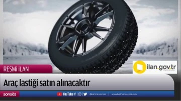Ara&ccedil; lastiği satın alınacaktır