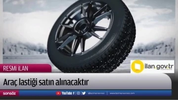 Ara&ccedil; lastiği satın alınacaktır