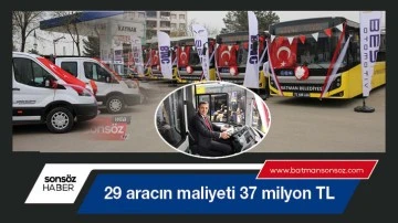Ara&ccedil;ların maliyeti 37 milyon TL