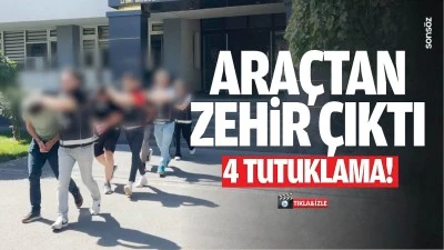 Ara&ccedil;tan zehir &ccedil;ıktı, 4 tutuklama!