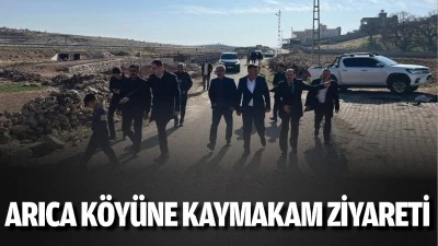Arıca K&ouml;y&uuml;ne kaymakam ziyareti
