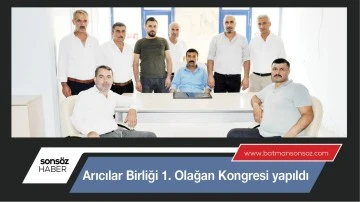 Arıcılar Birliği 1. Olağan Kongresi yapıldı