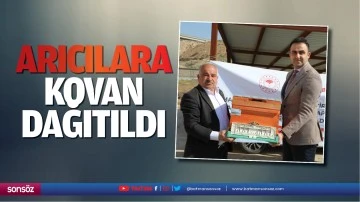 Arıcılara kovan dağıtıldı