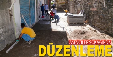 Aşef&ccedil;iler sokağında d&uuml;zenleme