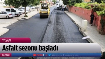 Asfalt sezonu başladı
