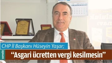 &ldquo;ASGARİ &Uuml;CRETTEN VERGİ KESİLMESİN&rdquo;
