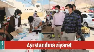 AŞI STANDINA ZİYARET