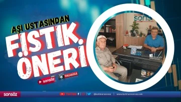 Aşı ustasından fıstık &ouml;neri&hellip;
