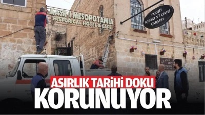 Asırlık tarihi doku korunuyor