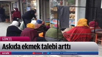 Askıda ekmek talebi arttı