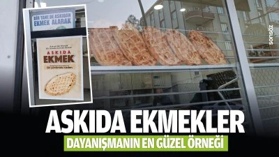 Askıda ekmekler, dayanışmanın en g&uuml;zel &ouml;rneği