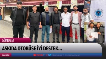 Askıda otob&uuml;se İYİ destek&hellip;