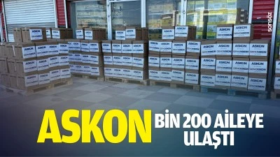 ASKON, Bin 200 aileye ulaştı