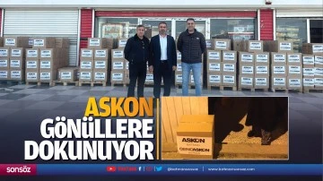 ASKON g&ouml;n&uuml;llere dokunuyor
