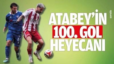 Atabey&rsquo;in 100. gol heyecanı