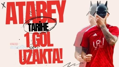Atabey, tarihe 1 gol uzakta!