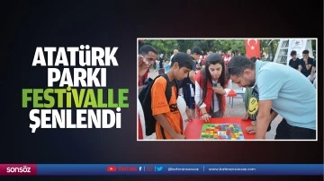 Atat&uuml;rk Parkı, festivalle şenlendi