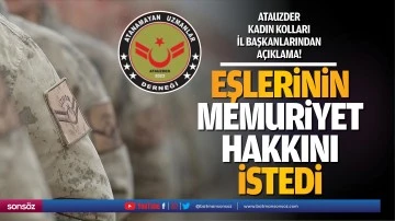 ATAUZDER Kadın Kolları İl Başkanlarından a&ccedil;ıklama!