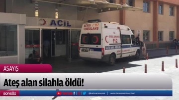 Ateş alan silahla &ouml;ld&uuml;!