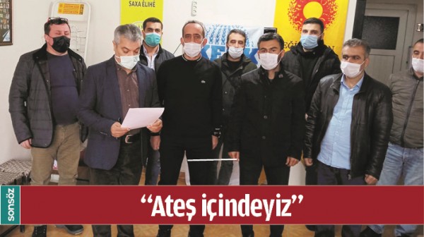 &ldquo;ATEŞ İ&Ccedil;İNDEYİZ&rdquo;