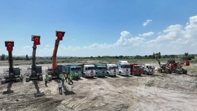 Atık su arıtma tesisinin temeli atıldı