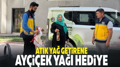Atık yağ getirene ay&ccedil;i&ccedil;ek yağı hediye&hellip;
