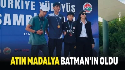 Atın madalya Batman&rsquo;ın oldu