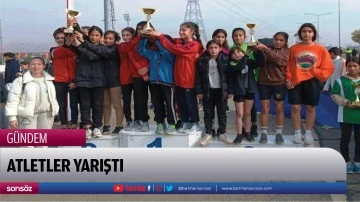 Atletler yarıştı