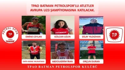 Atletlerimiz Avrupa U-23&rsquo;te yarışacak