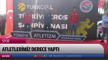Atletlerimiz derece yaptı